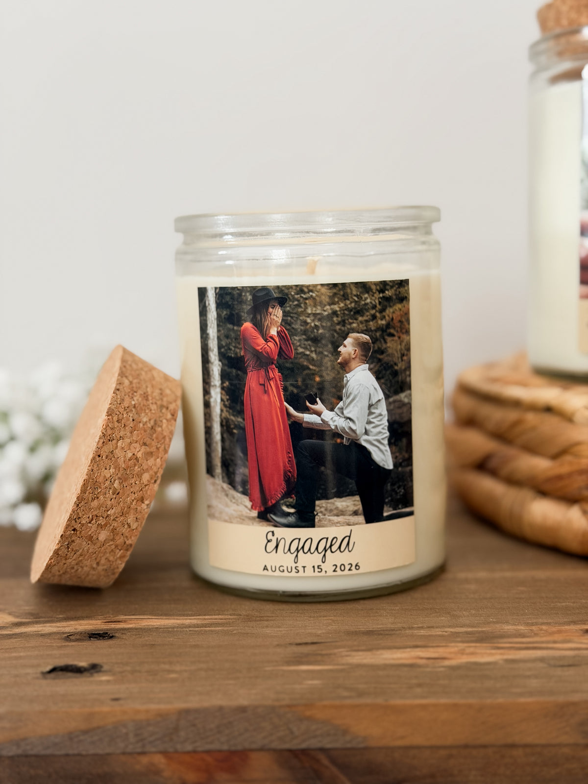 Personalized Photo Soy Candle