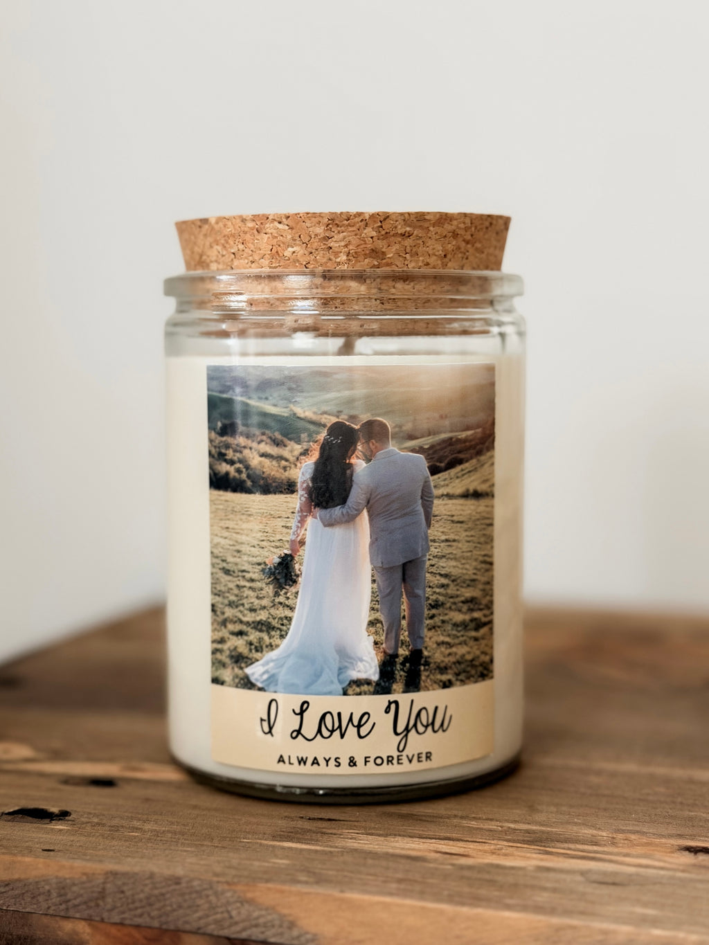 Personalized Photo Soy Candle