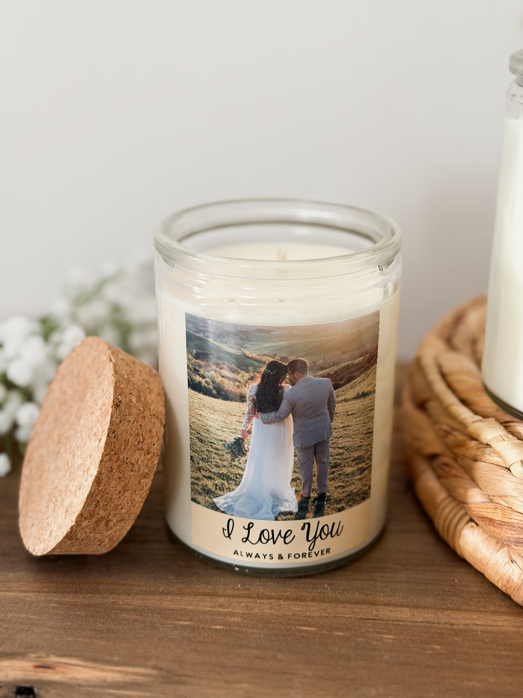 Personalized Photo Soy Candle