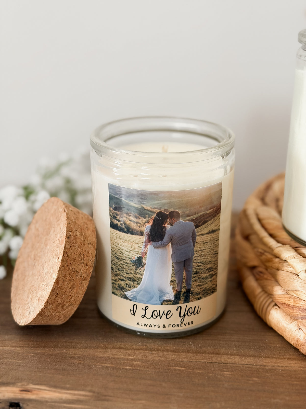 Personalized Photo Soy Candle