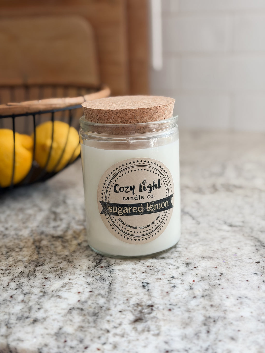 SUGARED LEMON Soy Candle