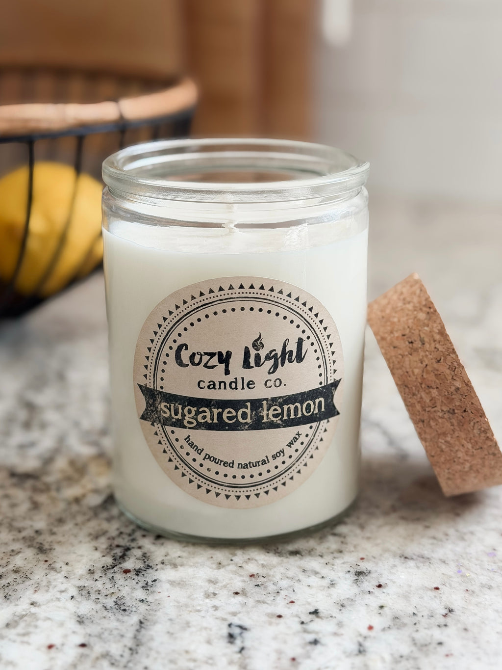 SUGARED LEMON Soy Candle