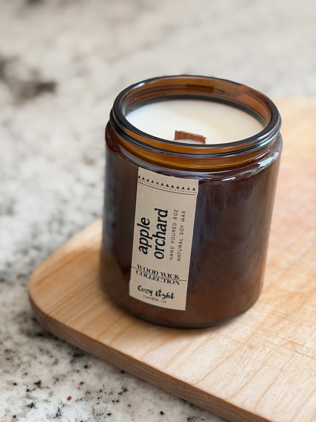 APPLE ORCHARD Wood Wick Candle