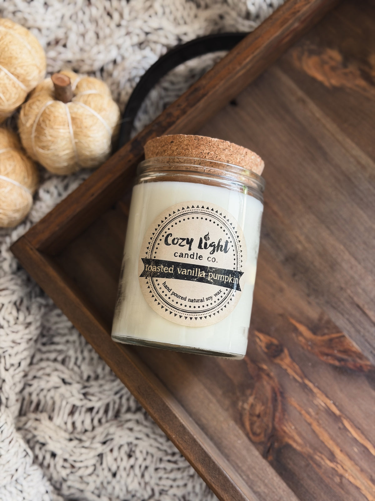 TOASTED VANILLA PUMPKIN Soy Candle