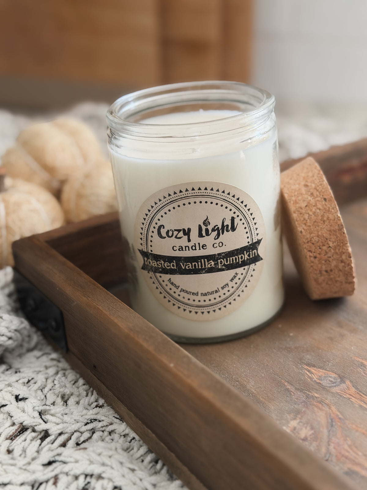 TOASTED VANILLA PUMPKIN Soy Candle