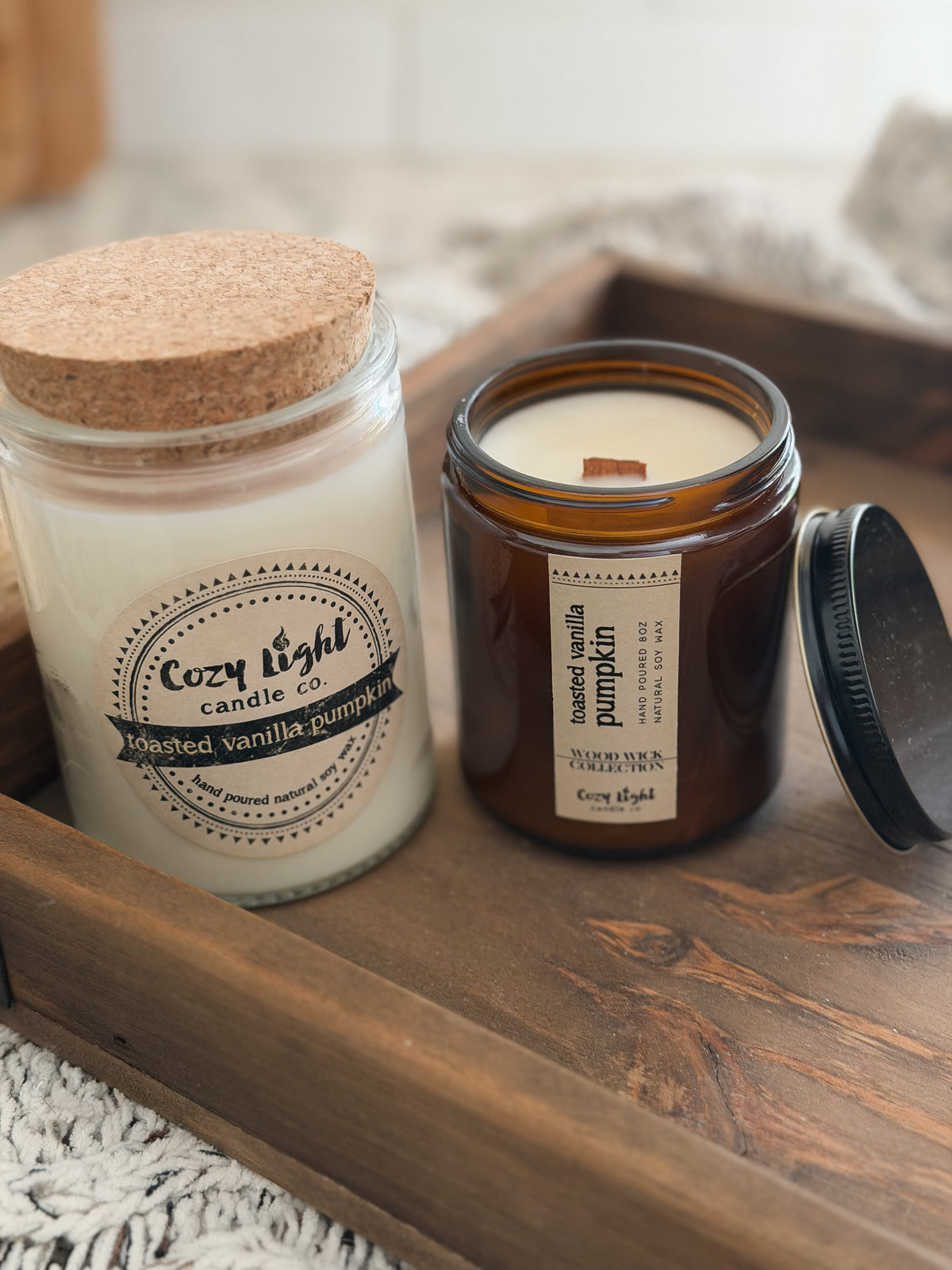 TOASTED VANILLA PUMPKIN Soy Candle