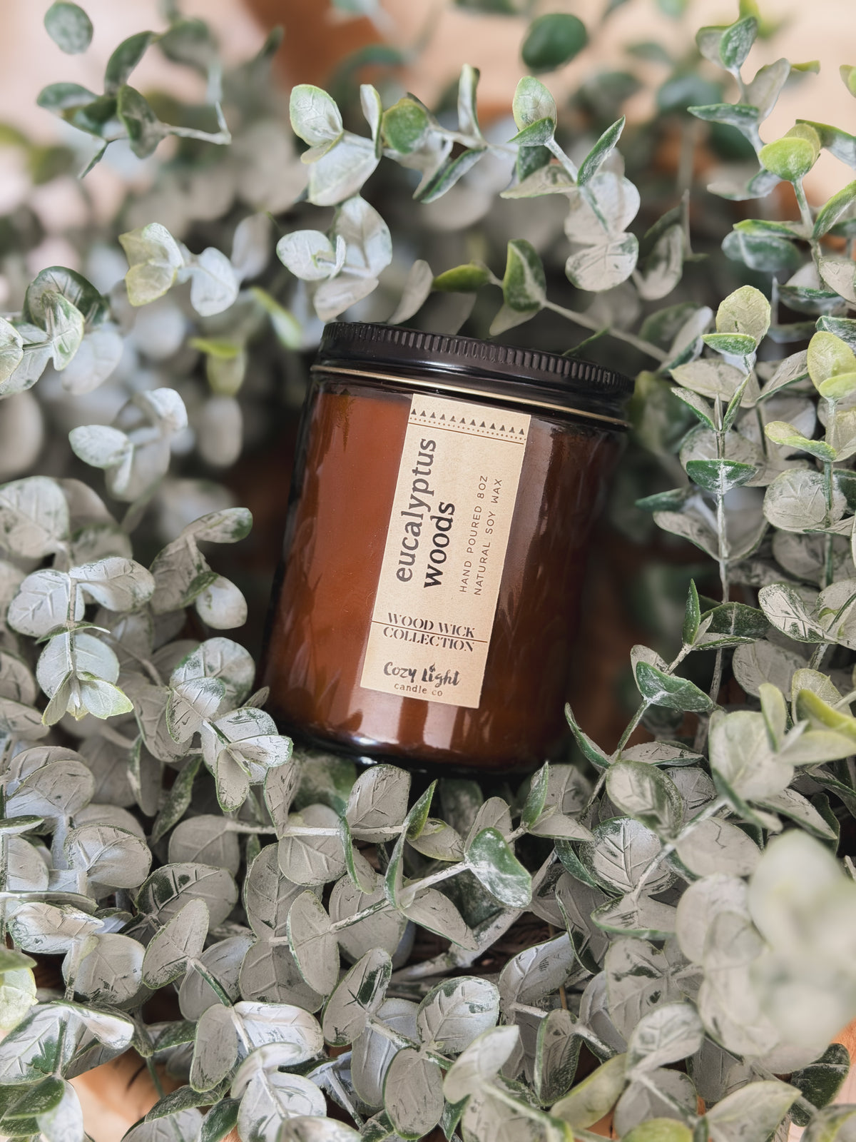 EUCALYPTUS WOODS Wood Wick Candle