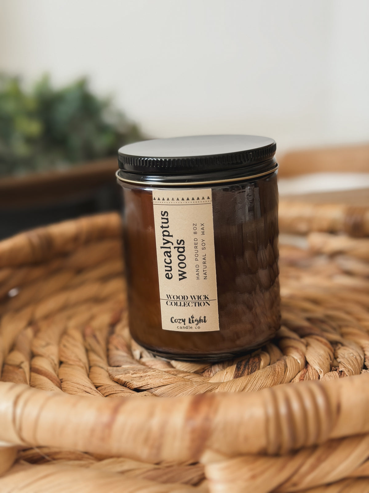 EUCALYPTUS WOODS Wood Wick Candle