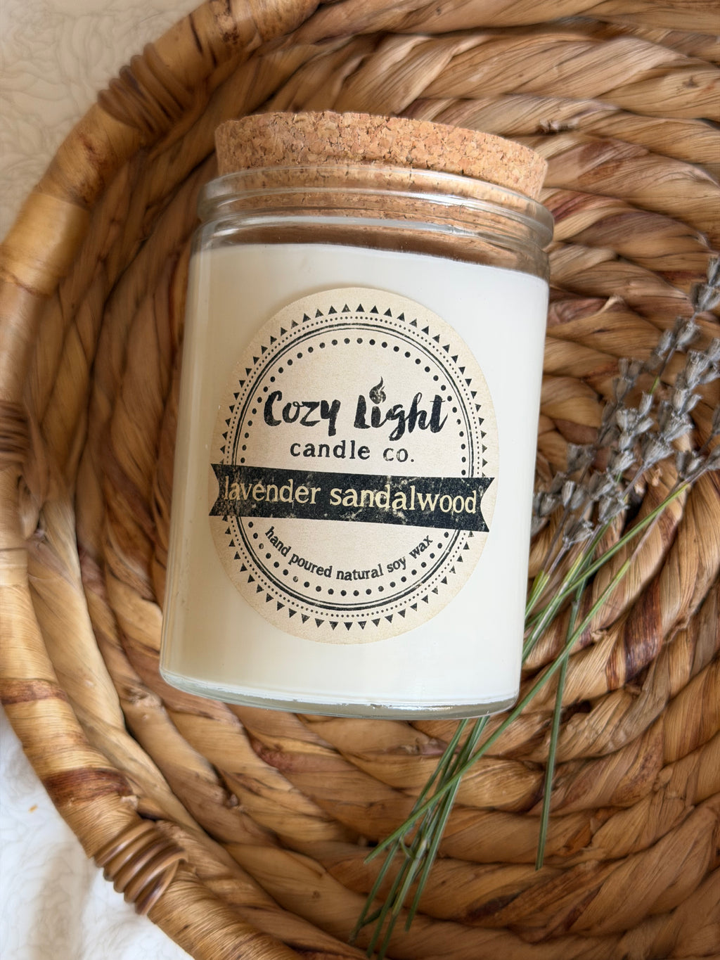 LAVENDER SANDALWOOD Soy Candle