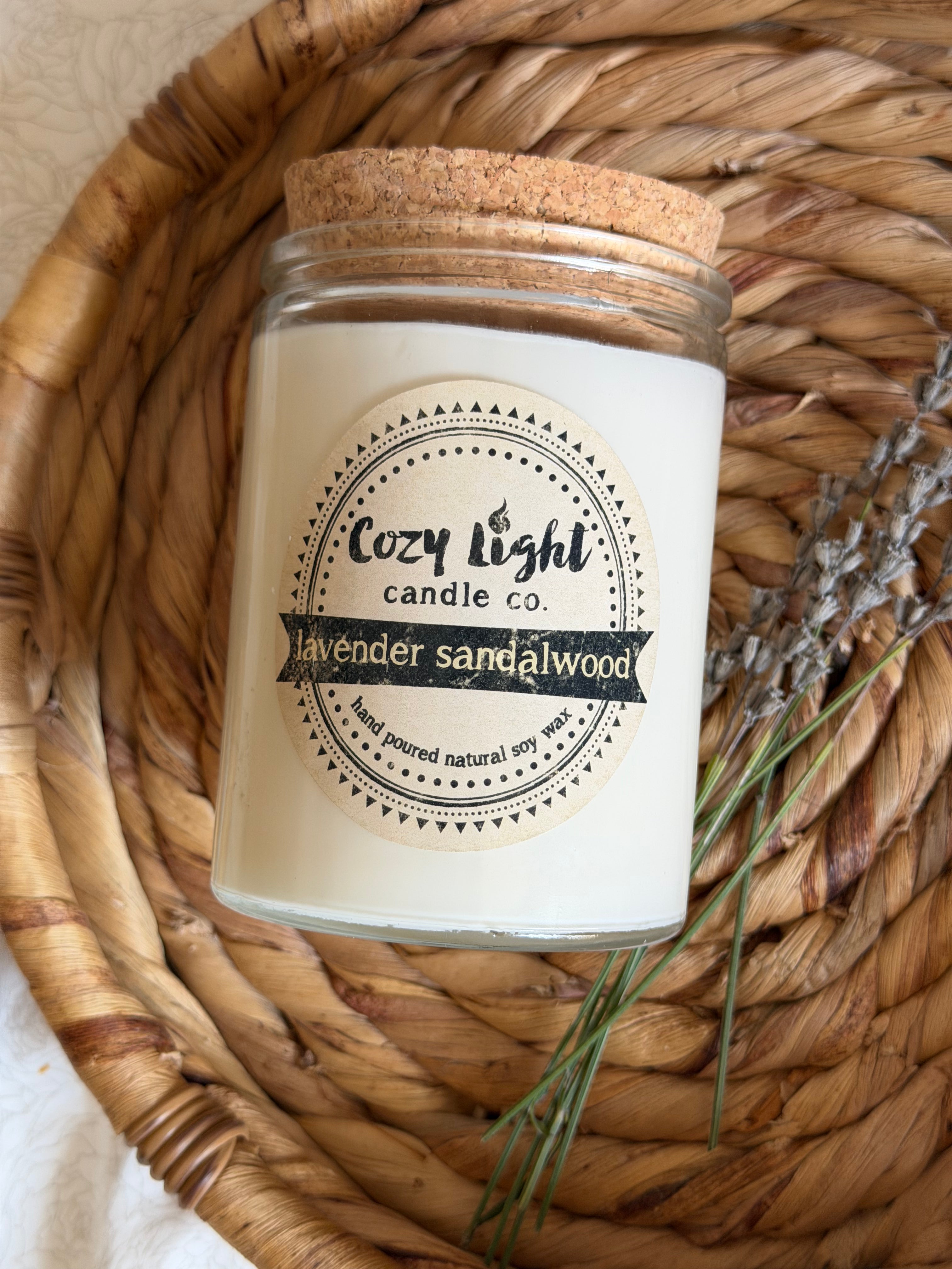LAVENDER SANDALWOOD Soy Candle