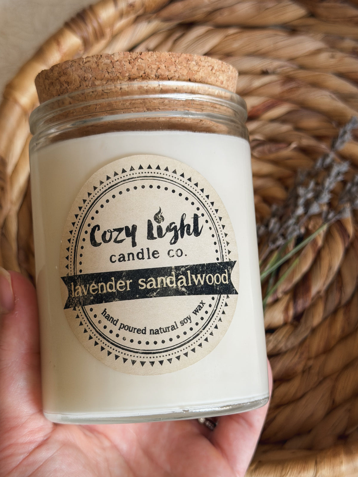 LAVENDER SANDALWOOD Soy Candle