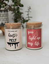 Load image into Gallery viewer, Valentine&#39;s Day Love Message Soy Candle