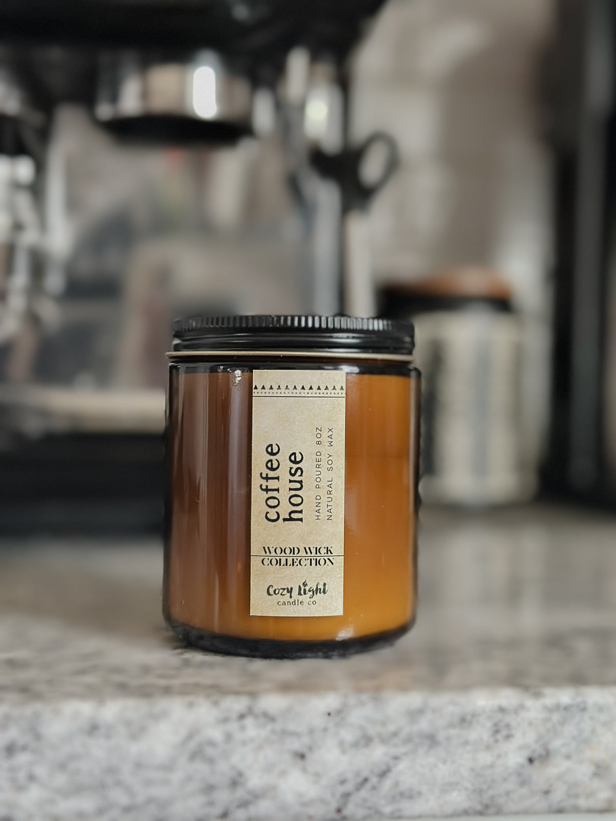 COFFEE HOUSE Wood Wick Candle