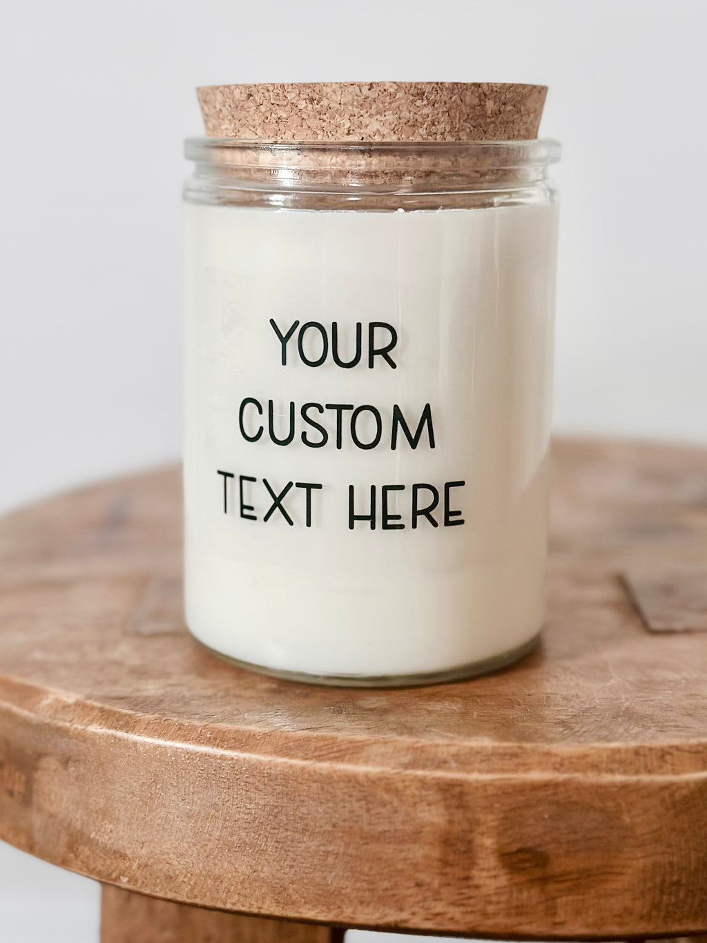 Your Custom Text Soy Candle