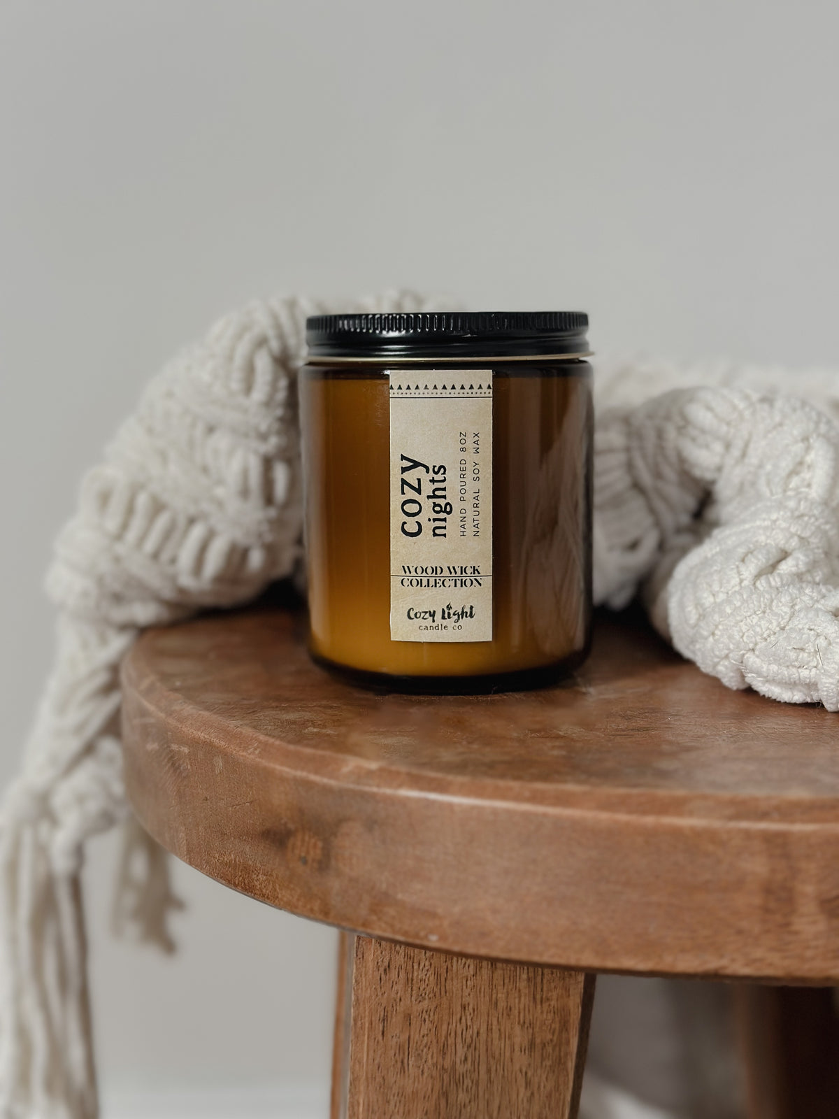 COZY NIGHTS Wood Wick Candle