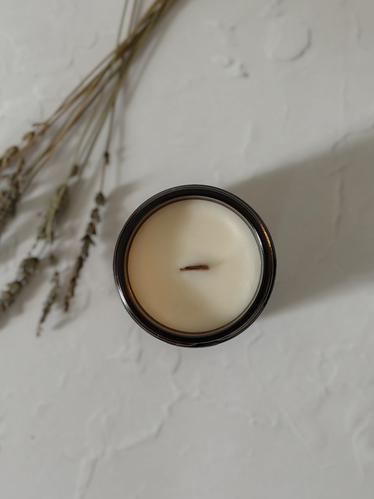 LAVENDER SANDALWOOD Wood Wick Candle