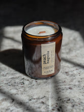 Load image into Gallery viewer, PEACH MAGNOLIA Wood Wick Candle