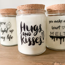 Load image into Gallery viewer, Love Message Personalized Soy Candles