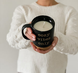 Custom Mug Soy Candle |  Cup of Cozy | Candle Mug Collection