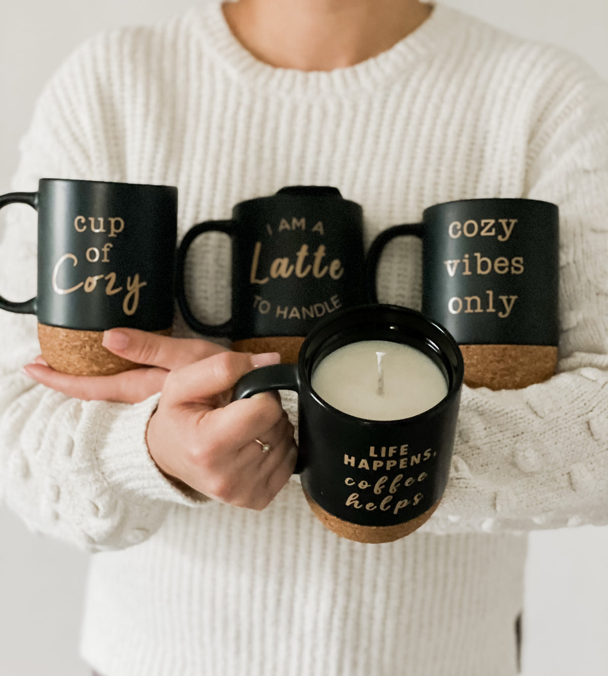 Custom Mug Soy Candle |  Cup of Cozy | Candle Mug Collection