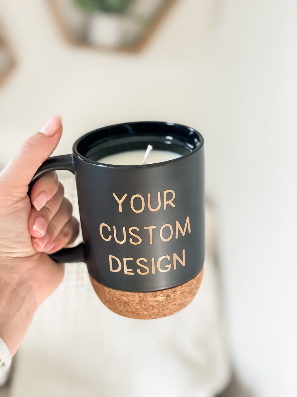 Custom Mug Soy Candle |  Cup of Cozy | Candle Mug Collection