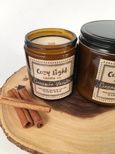 Load image into Gallery viewer, CINNAMON VANILLA Wood Wick Candle